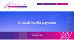 Desktop Screenshot of pinkmosquito.co.za